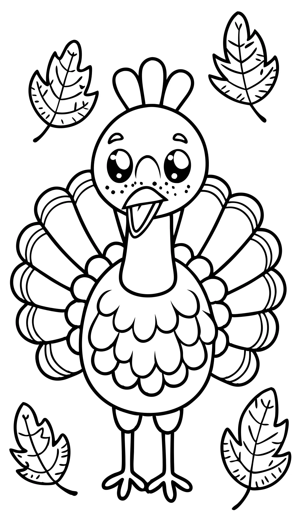 fun turkey coloring pages